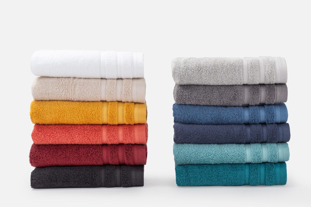 Fotografía producto hogar textil toallas Barcelona