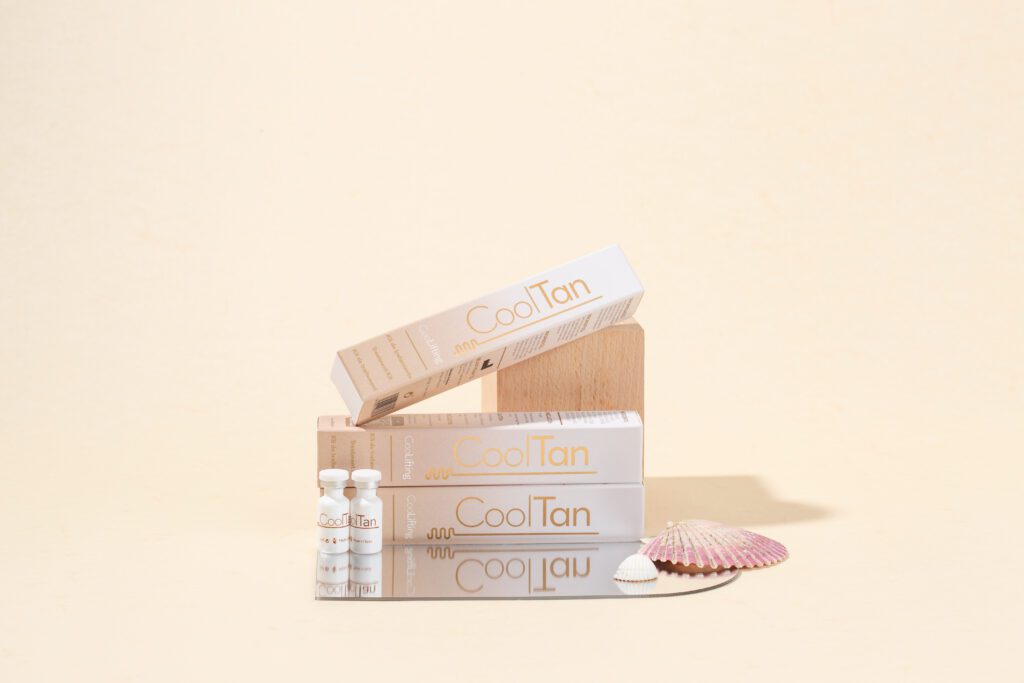 Bodegón cajas tratamiento CooLifting Bodegón cajas tratamiento CooLifting CoolShine Barcelona — Kinoki Studio