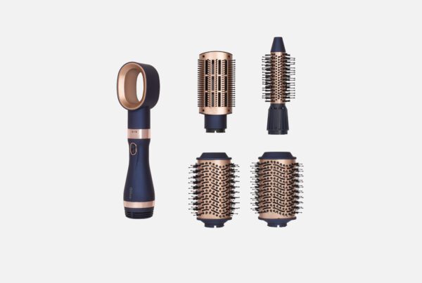 Fotografía set producto electrodoméstico cuidado del pelo ecommerce